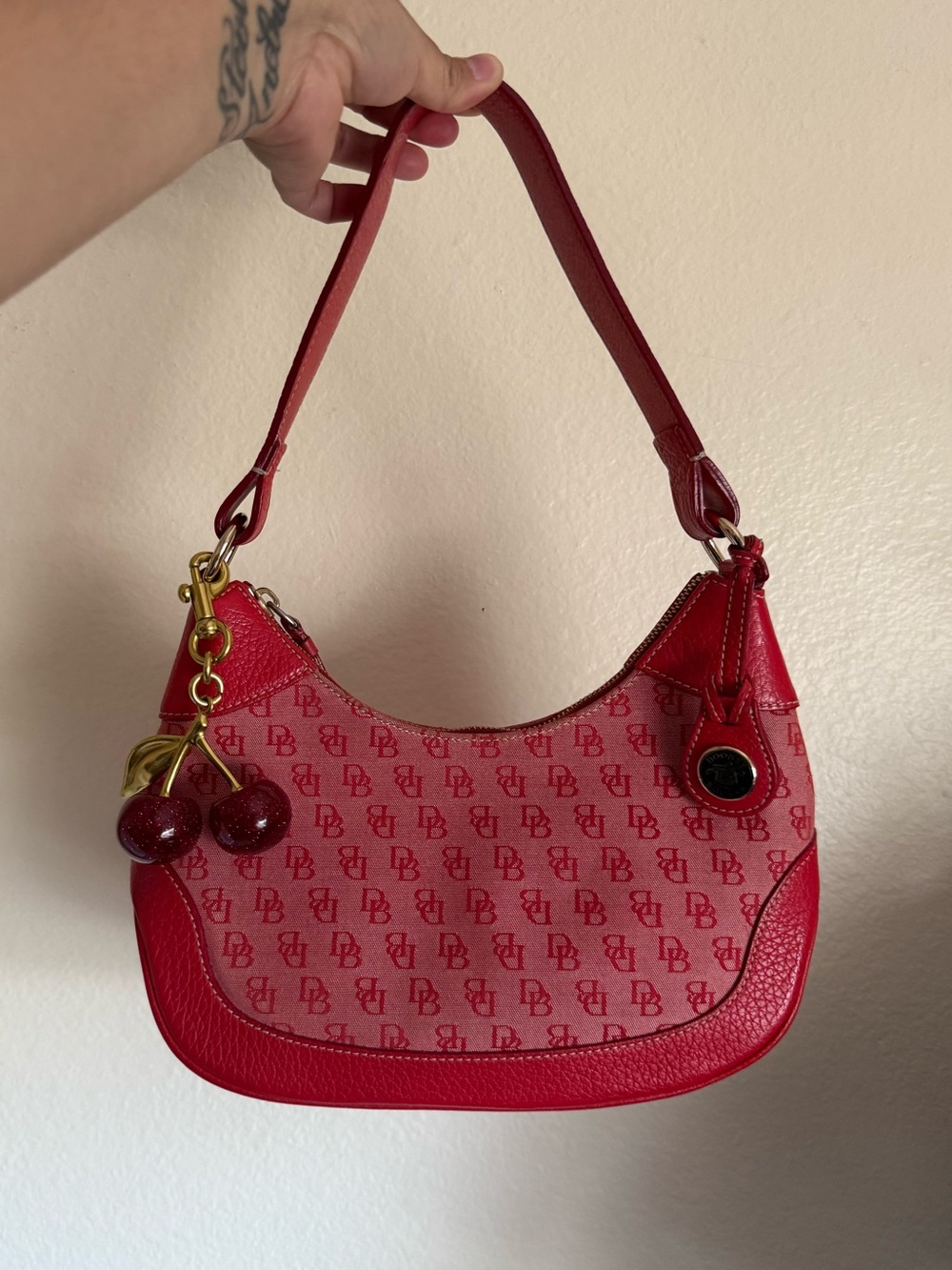 Vintage Dooney & Bourke Y2K Jacquard Mini Shoulder Bag